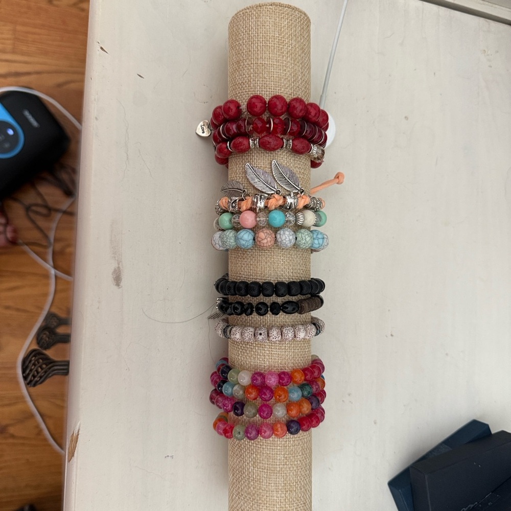Colorful Beaded Bracelet Set